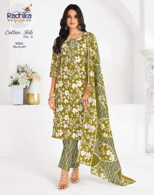 Radhika lifestyle cotton fab vol-8 cotton kurti wholesale